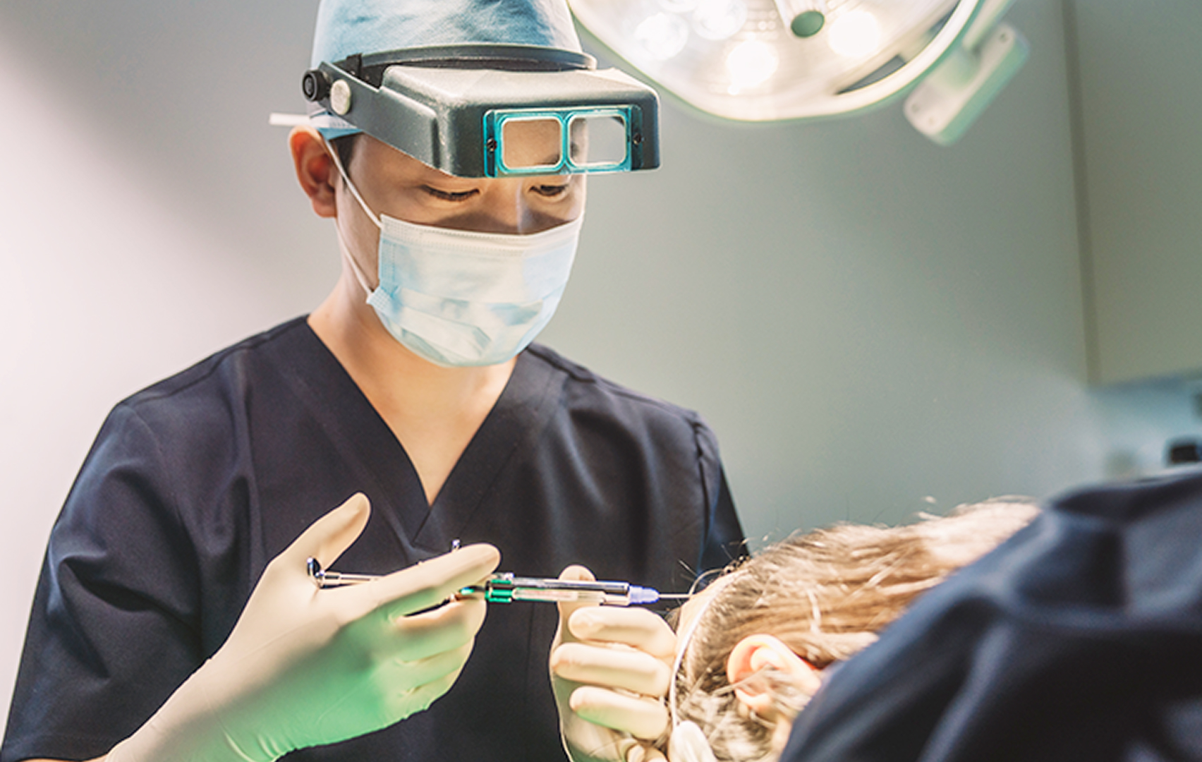 모발이식의 진행과정